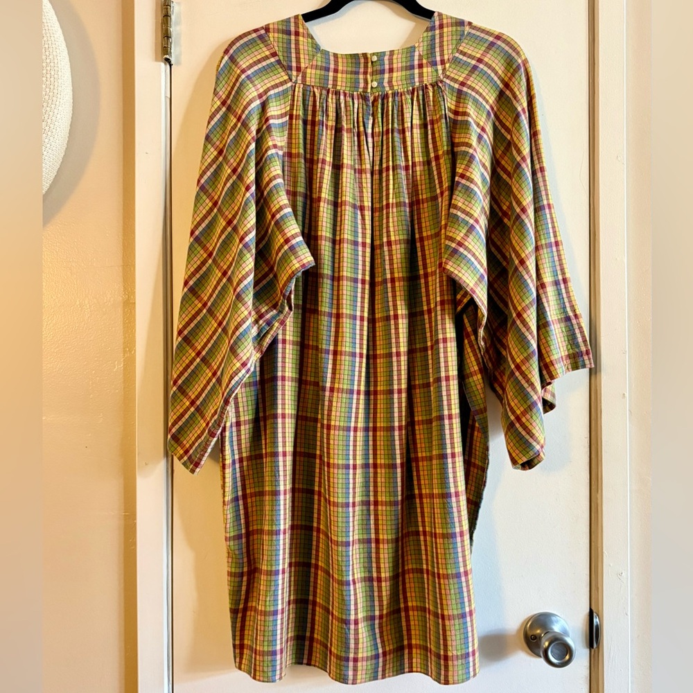 Doen Calder Dress in Rainbow Plaid - Picture 5 of 10